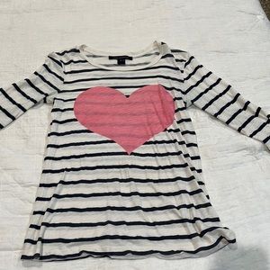 Women’s Medium French Connection 3/4 Length Sleeve Tee